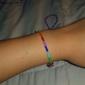 rainbow bracelet!